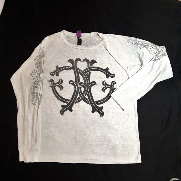 Vintage Rare AMAL GUESSOUS A&G Long Sleeve T Shirt Size 2XL/ XL Rock and Roll - Picture 7 of 13